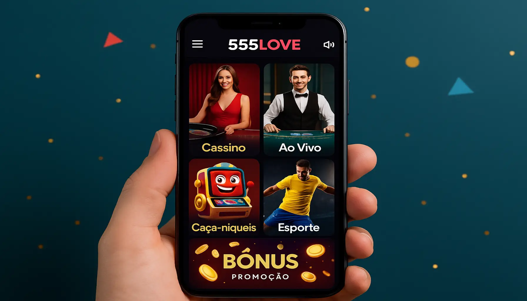 Baixar o 555LOVE Cassino App