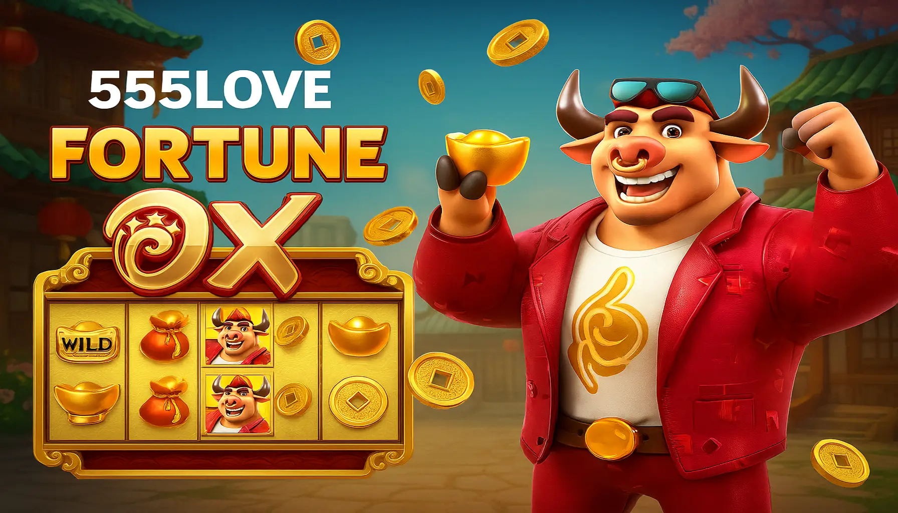 Fortune Ox no 555LOVE - Aposte Agora e Reivindique Seus Ganhos