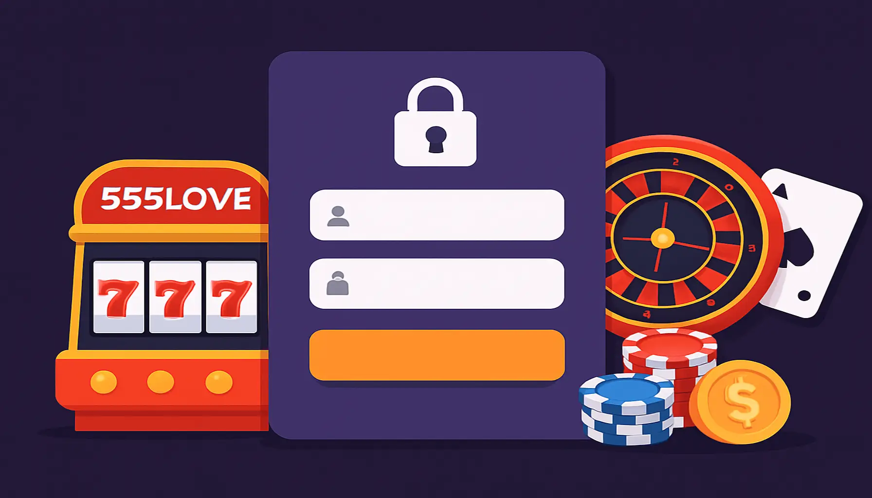 Login no Cassino 555LOVE