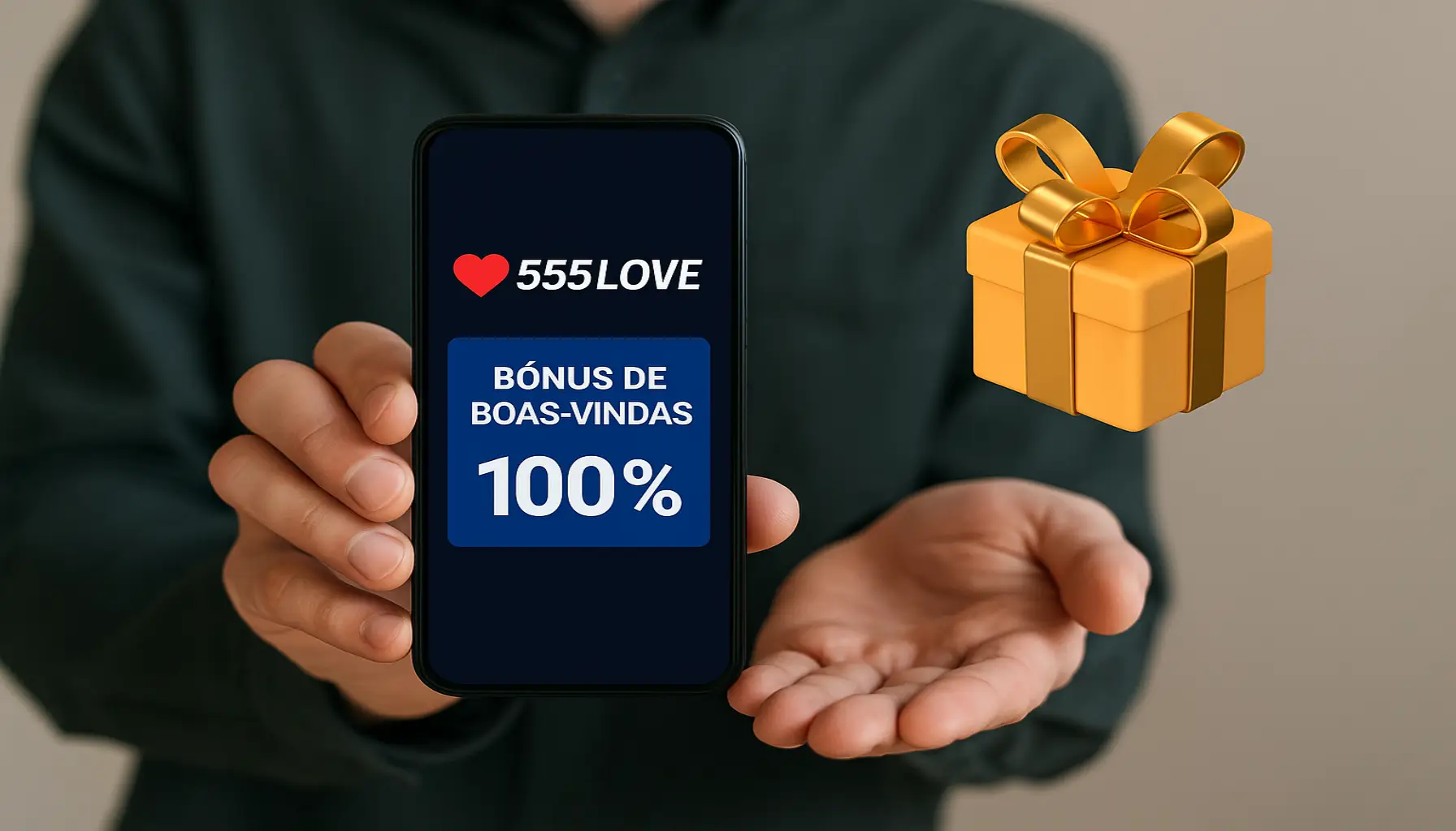 Criar uma nova Conta no plataforma 555LOVE